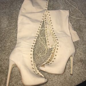 Thigh high Lola shoetique boots size 6